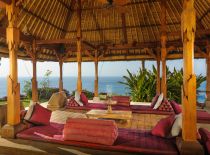 Villa Bayuh Sabbha, Outdoor living area with views